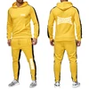 HARDCORE Printed Hoodie Sweatpants Tracksuit Men's Hooded Sweatshirt+Pants Pullover Sportwear Suit Clothes 2 Pieces Sets 4