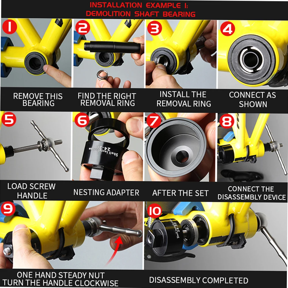 Kit Strumenti Movimento Centrale Bici Lixada - Per BB86, BB30, PF30 E Altri - Foto 2