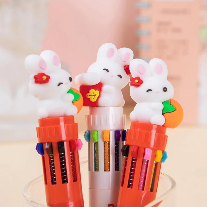 4PCS Glitter Highlighters Students Draw Doodle Pens Colorful Shiny