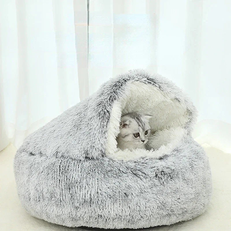 

Winter Warm Shell Semi-enclosed Dog / Cat Litter Pet Bed