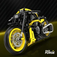 500+pcs City Super Racing Motorcycle Technical DIY Building Blocks Motorbike Model Set Creative Toys Gifts for Boys Adult Kids 2