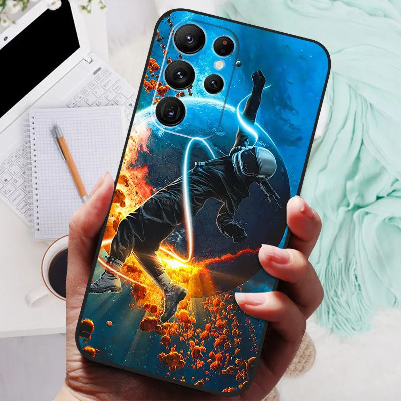Wolf Cat Animal Design Silicone Soft Back Case Cover