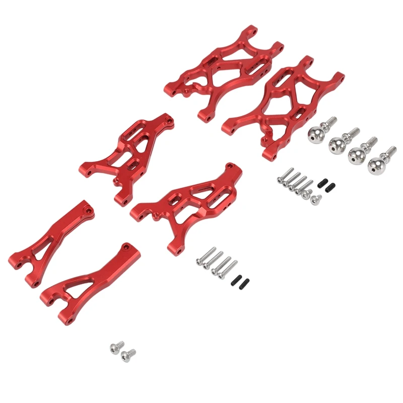 

6Pcs Metal Front & Rear Suspension Arm Set For ARRMA 1/7 Limitless Infraction 6S 1/8 Typhon 6S RC Car Upgrades Parts