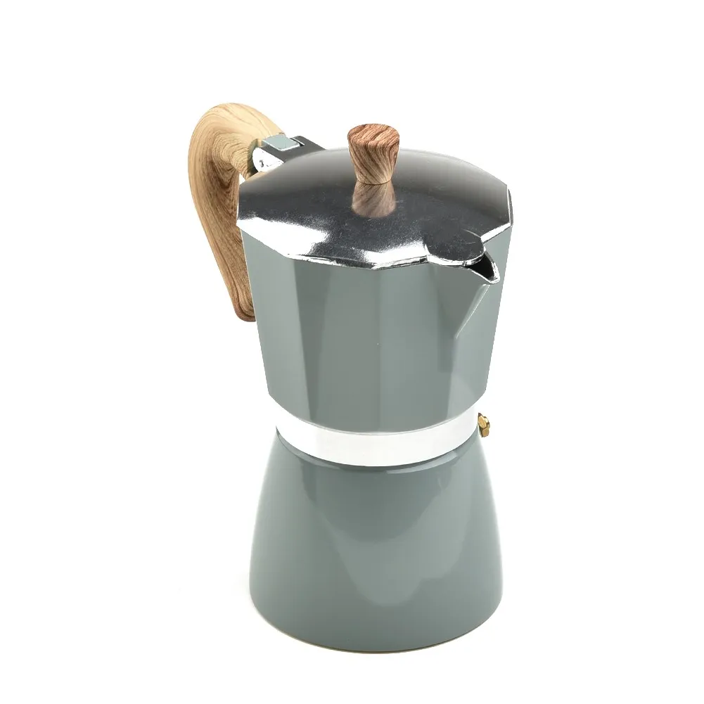 Espresso Coffee Maker Aluminum Mocha Pot Percolator Stove Top Pot 3cup 6cup 150/300ml Coffee Machine Kitchen,Dining & Bar 3