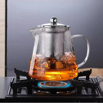 Heat-Resistant Glass Teapot Set 1