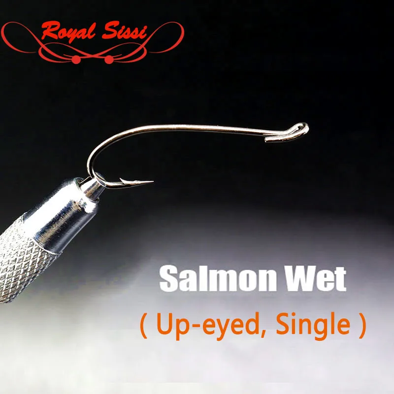 20 Pcs 2 6 10 Fly Tying Upeye Salmon/steelhead Wet Fly Hook Black