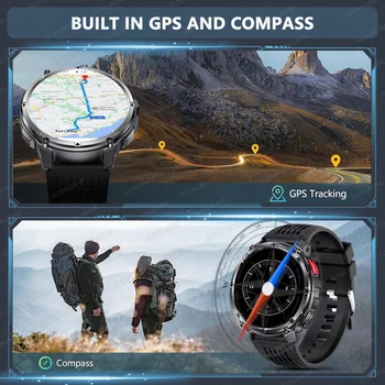 Alternative view of 2026 New T-Rex3 Ultra 1100mAh Battery Smart Watch GPS path 5ATM Waterproof Sport Run Hiking Outdoors Compass Military Smartwatch