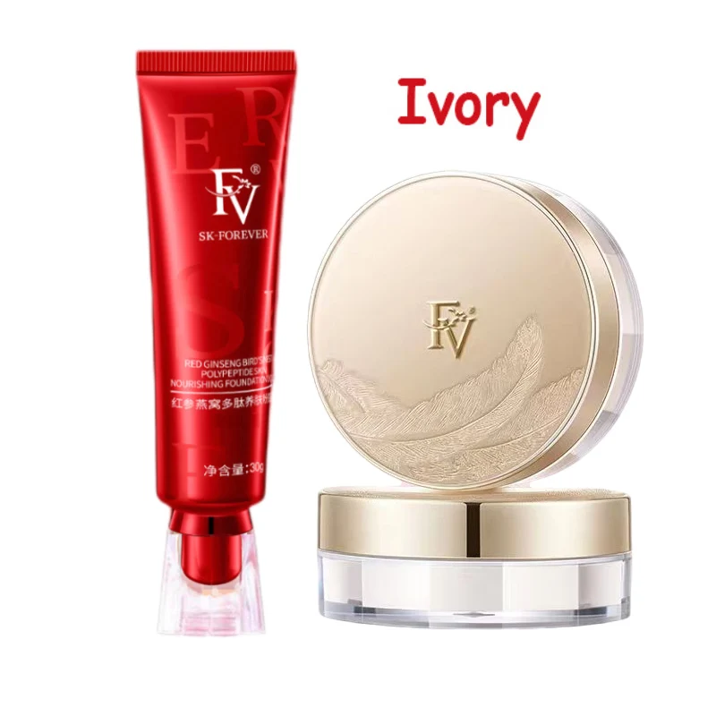 SK Makeup Foundation FV Pearl Loose Setting Powder Set Oil Control Base Makeup Waterproof