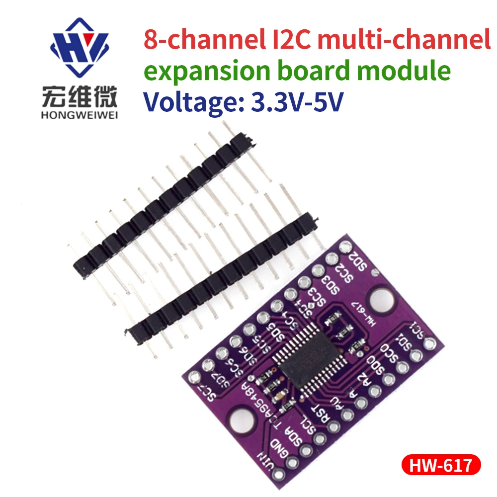 TCA9548 TCA9548A 1 a 8 I2C módulo de ruptura multiplexor multicanal IIC de 8 canales para placa de expansión de desarrollo Arduino