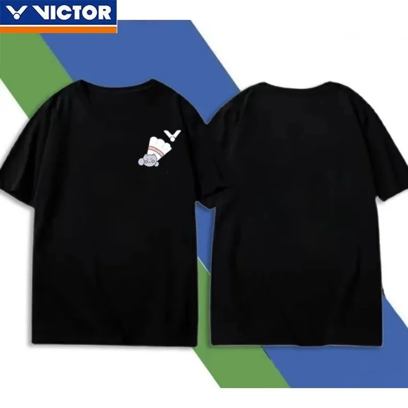 Victor Quick-drying Badminton Set Color Men's and Women's Same Sports Sportswear Cultural Shirt Leisure Training