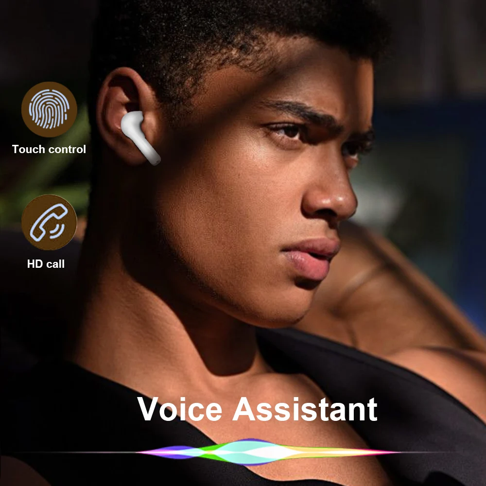 ERAZER Airs Pro Wireless Bluetooth Earphones with Touch Controls and ANC Noise Cancellation