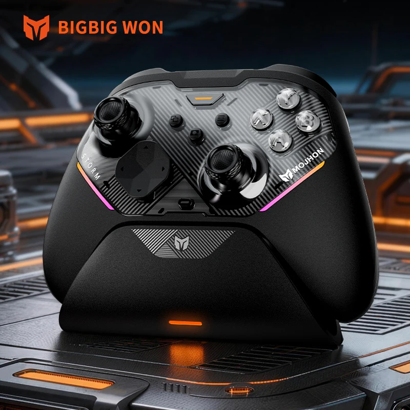 BIGBIG WON Gale 2 무선 게임패드 TMR 조이스틱 Apex 경쟁용 블루투스 스위치2 게임 컨트롤러 PC 안드로이드 맥 스팀