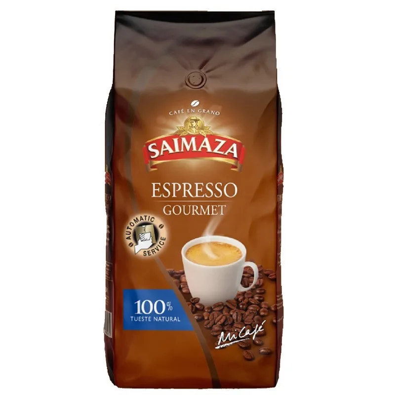 Saimaza Espresso Gourmet, Café en grano 1kg 100% natural 8711000893784 Raíz Inicio Café en Grano 4060292