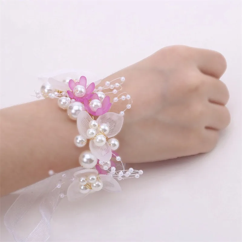 Elegant Pearl Flower Headband - Baby Girls Wedding Hair Accessory