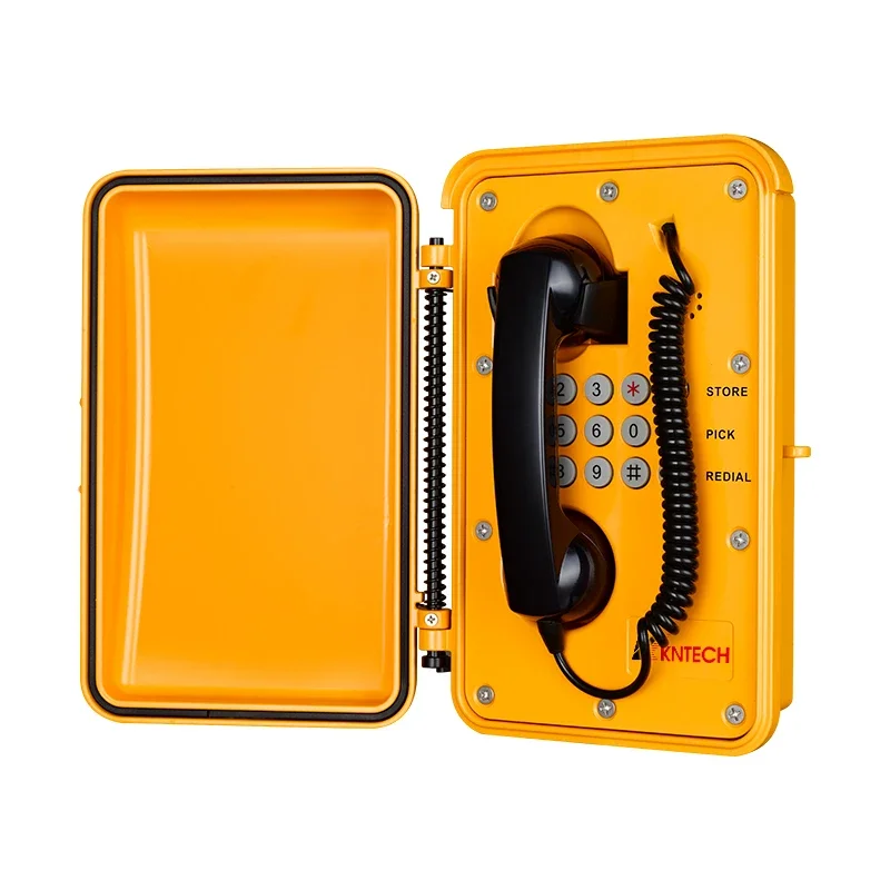 

Outdoor Emergency IP Phone Water Proof Telephones with IP66 Protection Door Cover KNSP-01T3J
