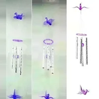 Ute Metal Tubes Bell Wind Chimes Garden Yard Hanging Imitation Home Decor Crafts Wind Chimes Hanging Decorations 1