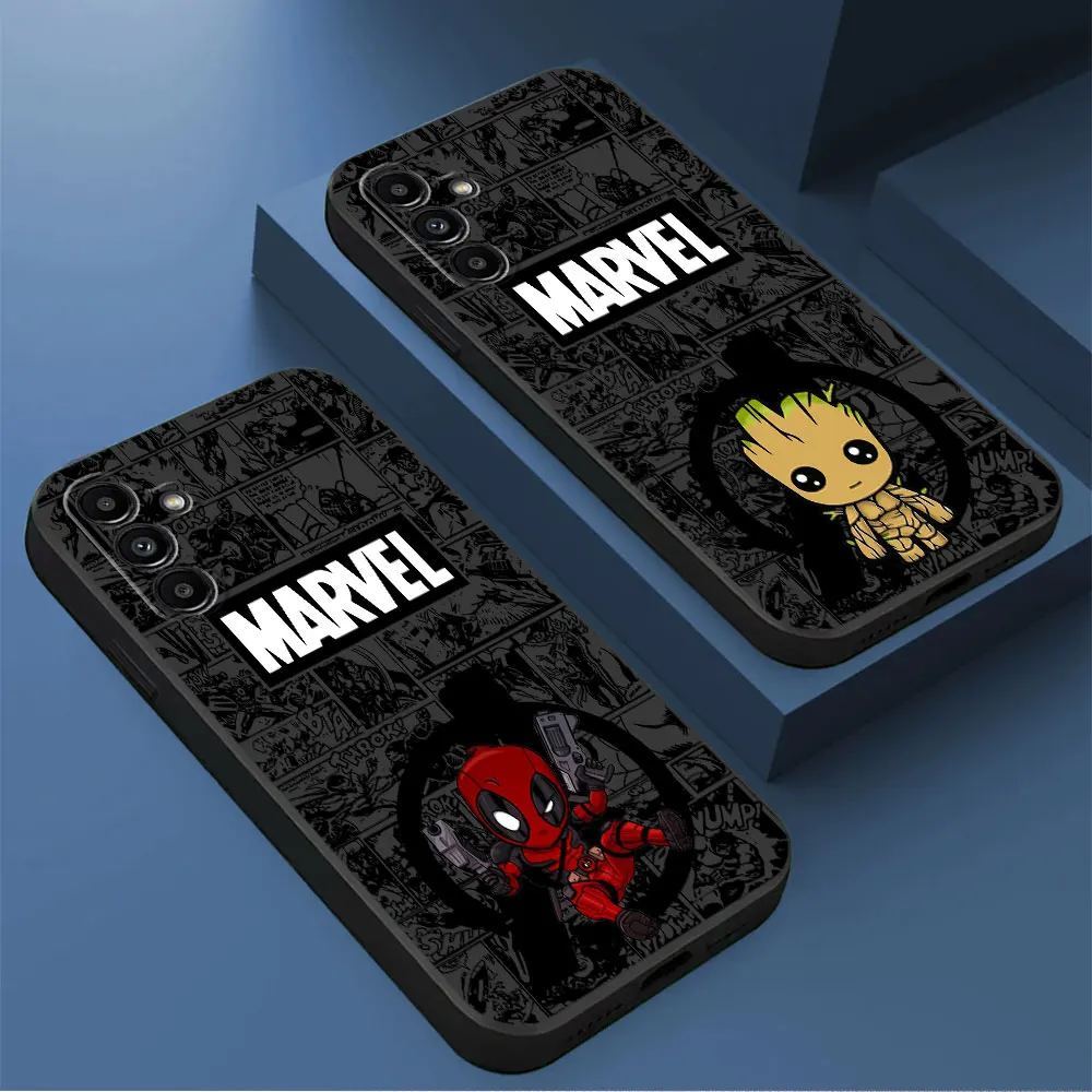 Cartoon Marvel Ironman Groot Custodia Per Telefono Per Xiaomi Mi 11T 12 12T Pro 9T 11 Lite 5G 10T A2 Lite 9 Se Cc9 13 Ultra Note 10 Cover