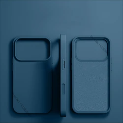 Premium Shockproof Liquid Silicone Phone Case - Soft Cover - iPhone 12 (Deep Blue)