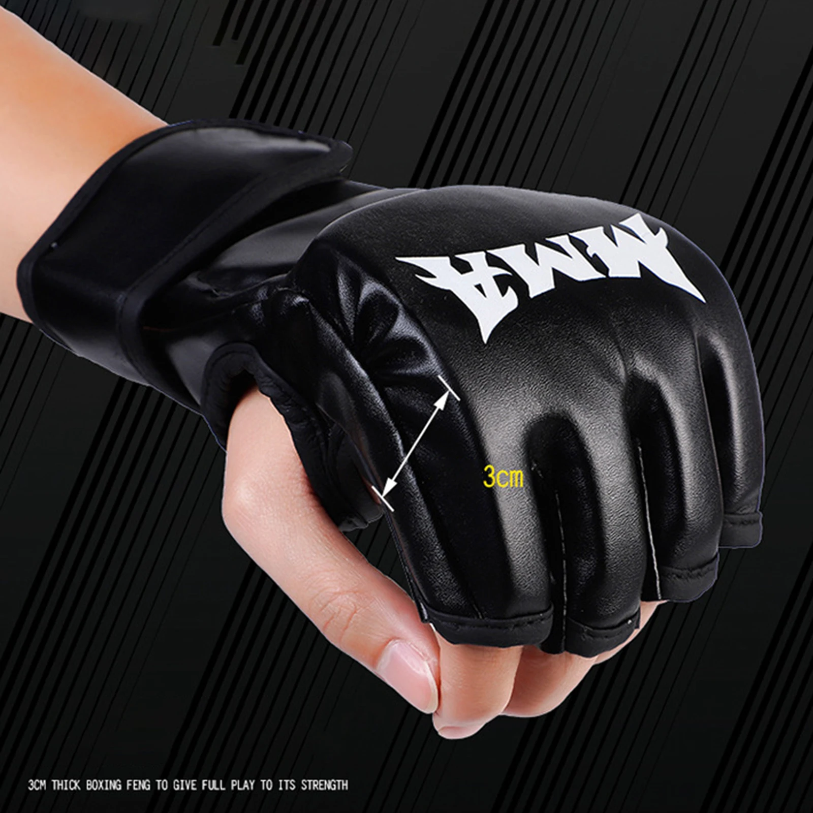 Kick MMA Boxing Gloves for Men Women PU Karate Muay Thai Guantes De Boxeo  Free Fight MMA Sanda Training Adults Kids Equipment