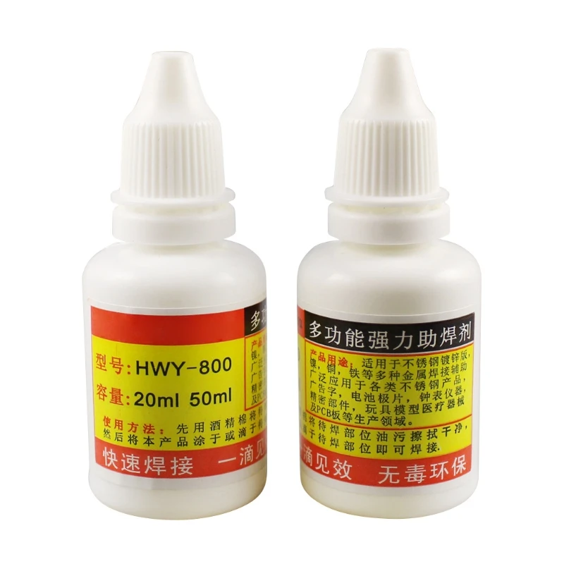

X37E No-Clean Powerful Rosin Soldering Agent 20ml for White Steel Plate Iron