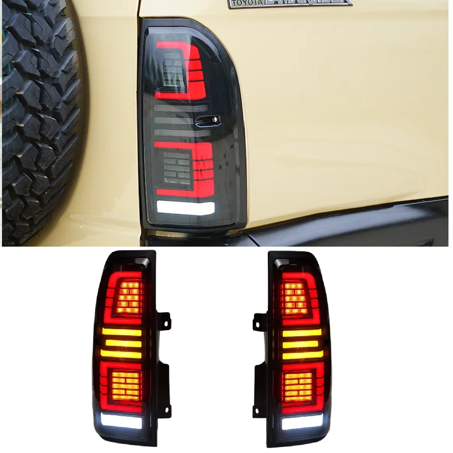 

Задние фонари LC90 LC95 для Land cruiser Prado Lc90 Lc95 1996-1997 2005 в сборе, светодиодные тормозные указатели поворота