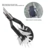 Rotary Lawn Edger Manganese Steel and Stainless Steel Single Wheel Rust Resistant Lawn Edging Cutter Serrated Blade for Garden 6