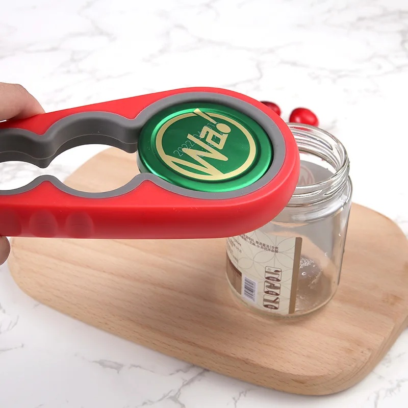 Lot De 2 Décapsuleurs Multifonctions 5 En 1 Ergonomiques Pour Les Mains