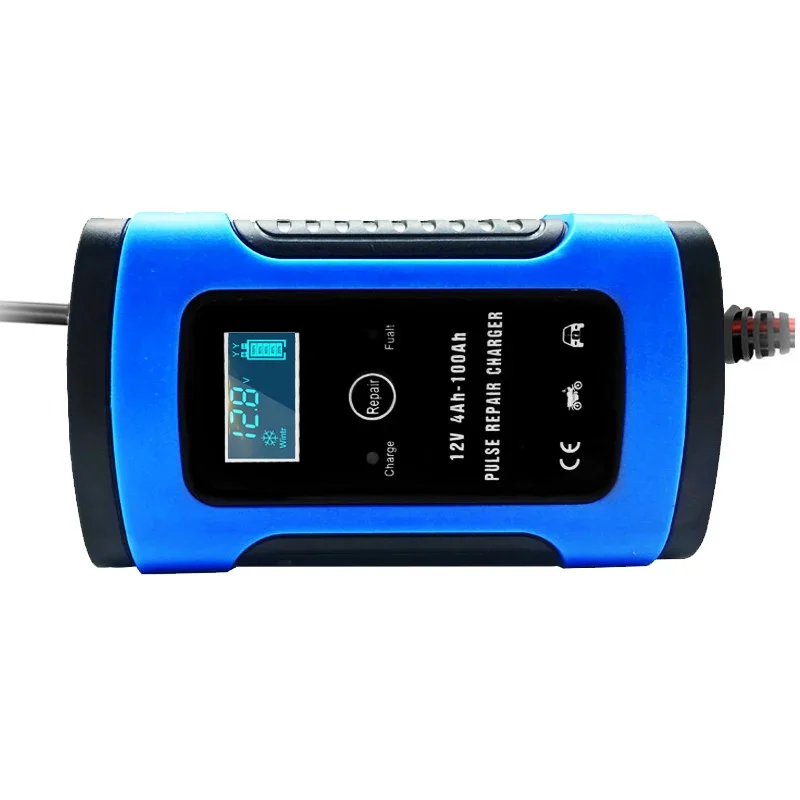 12V 6A Automatic Charging Motorcycle Car Battery Charger 12v Intelligent Repair Type For Lead Acid Storage Charger