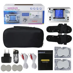 Digital Electric Pulse Massager for Muscle Stimulation and Pain Relief Therapy (EU SET WITH SHOE)