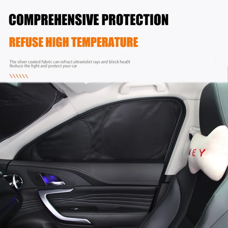 Car Sun Shade for Tesla Model 3 Y LAUNCH 2024 2025 Windshield Sunshade Cover Protector Front Side Window Privacy Blind Shading 3