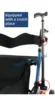 Four-legged Walking Assist Rollator Walker Aluminum Alloy Folding  Pulley Training Mobility Aid Small Wheelchair Walkers Rollato 6