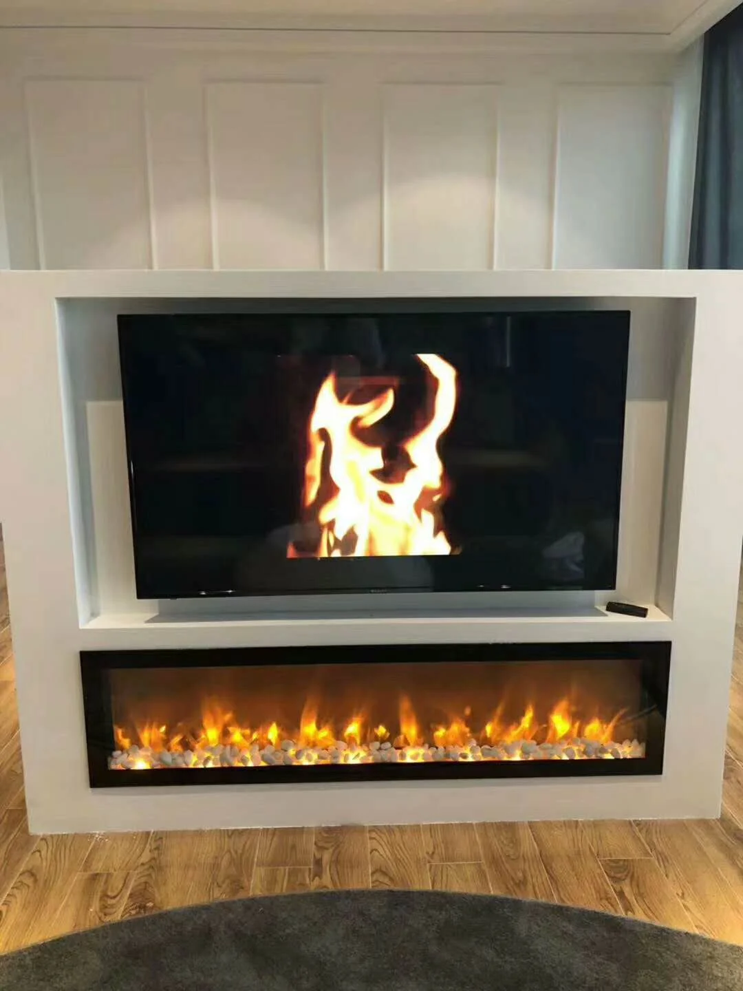 lowest price shipping to door 120cmx40cmx15cm electric fireplace with heat function