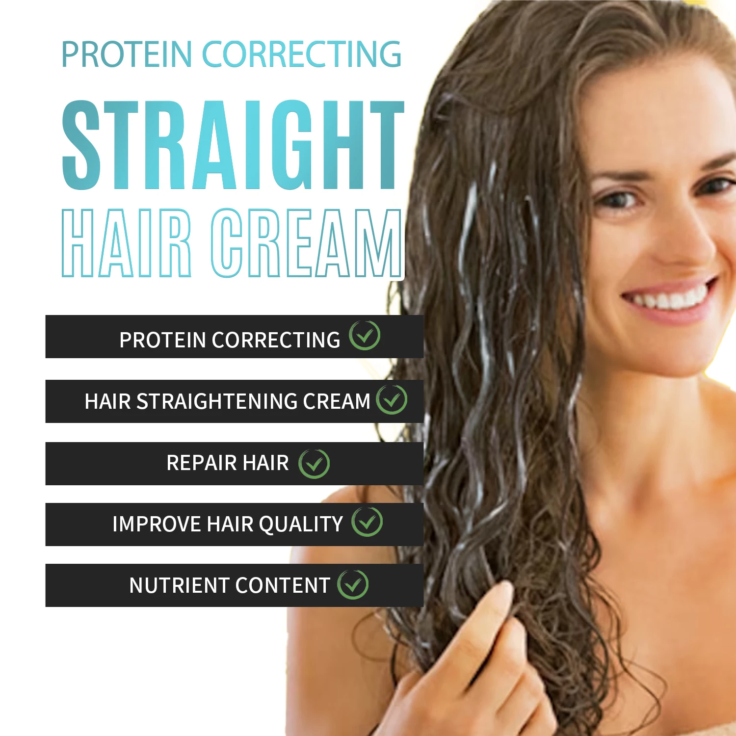 Description Picture 4 of itemKeratin Hair Straightening Cream Keratin Cream For Smoothing Hair Professional Keratin For Permanent Straightening Hair