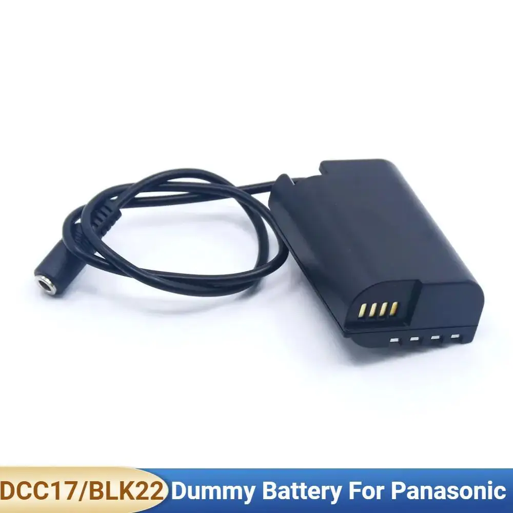 Blk22 Batteria Fittizia Dcc17 Accoppiatore Cc Adatto Per Fotocamera Panasonic Lumix S5 Gh6 Dc-S5 Dc-S5K