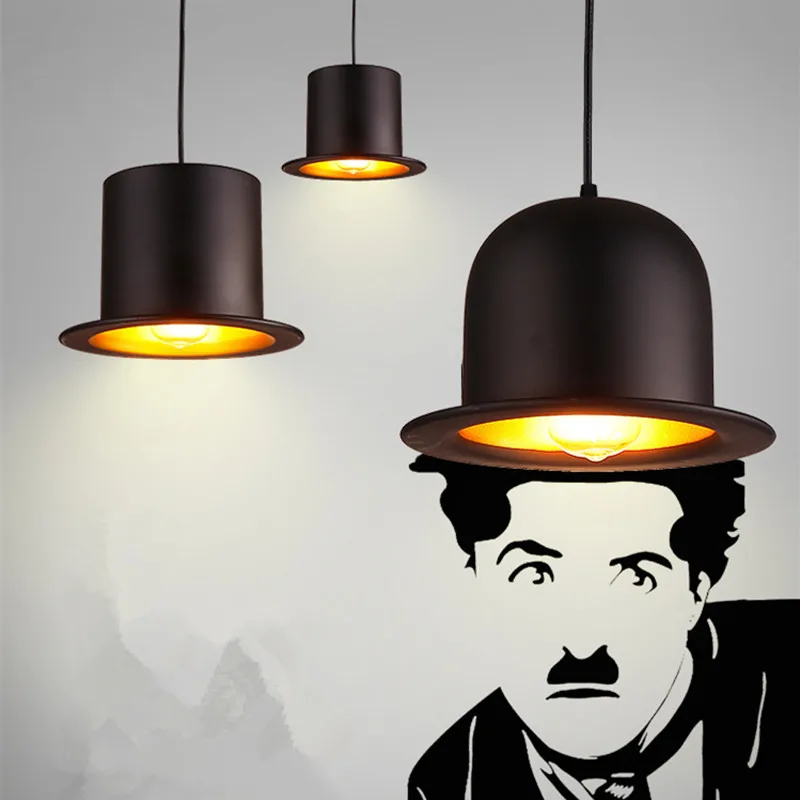 Jeeves Fabric Bowler Hat lamp for 