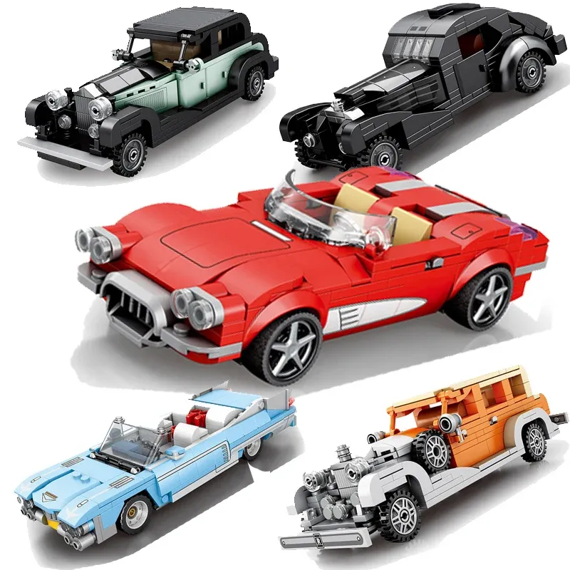 Speed Champions Series Vehicle Building Blocks Supercar Set Racing Sports Car Classic MOC Model Bricks DIY Toy Kid Holiday Gifts