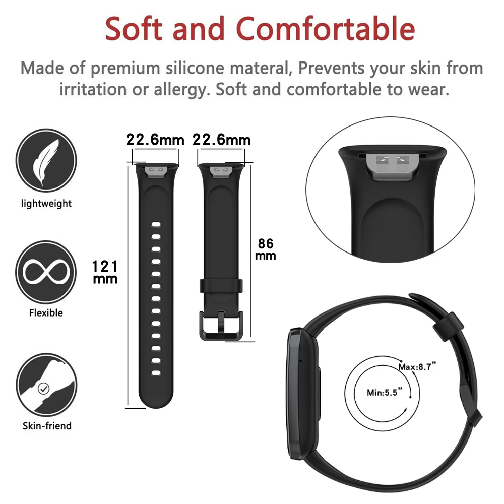 Рисунок 5 - Ремешок силиконовый для Xiaomi Mi Band 7 Pro