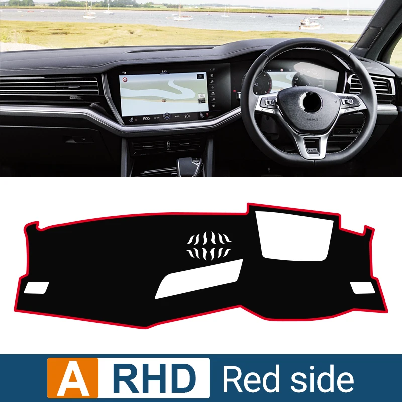 For Volkswagen VW Touareg MK3 2019 2020 2021 2022 2023 2024 Car Dashboard  Avoid Light Pad Instrument Desk Cover Mat Accessories - AliExpress