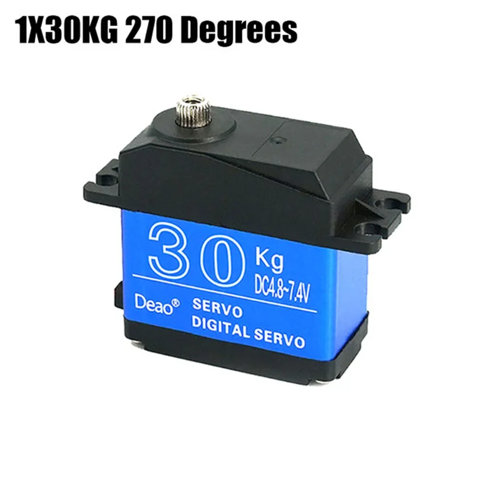 Servo RC étanche 30kg 35kg 180° 270° Engrenage métal 25T