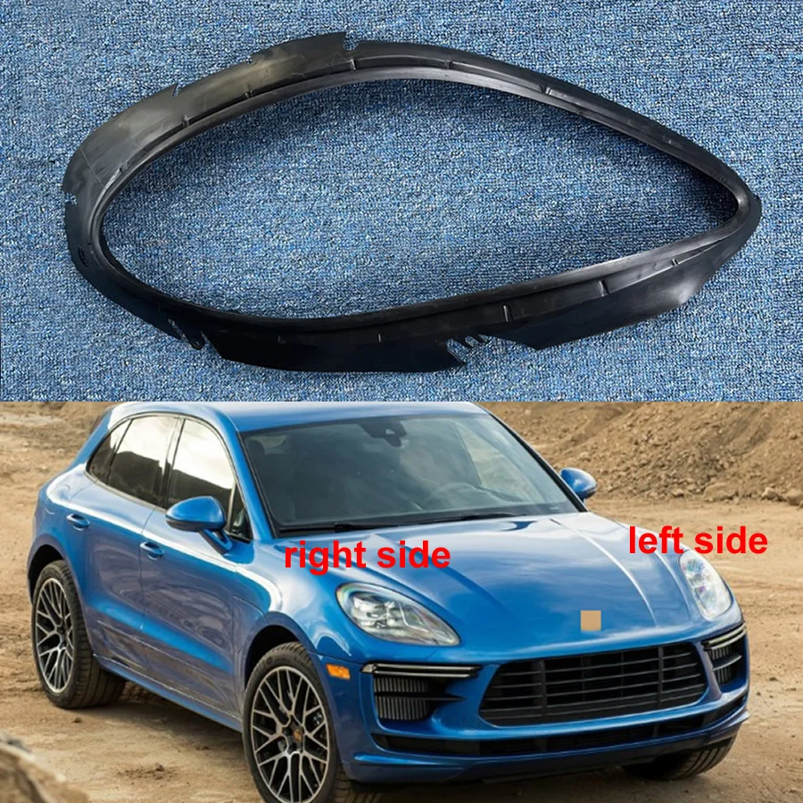 

For Porsche Macan 2019 2020 2021 Car Headlight Seal Rubber Decorative Strip Sealing Ringl Waterproof Gasket Lampshade Washer