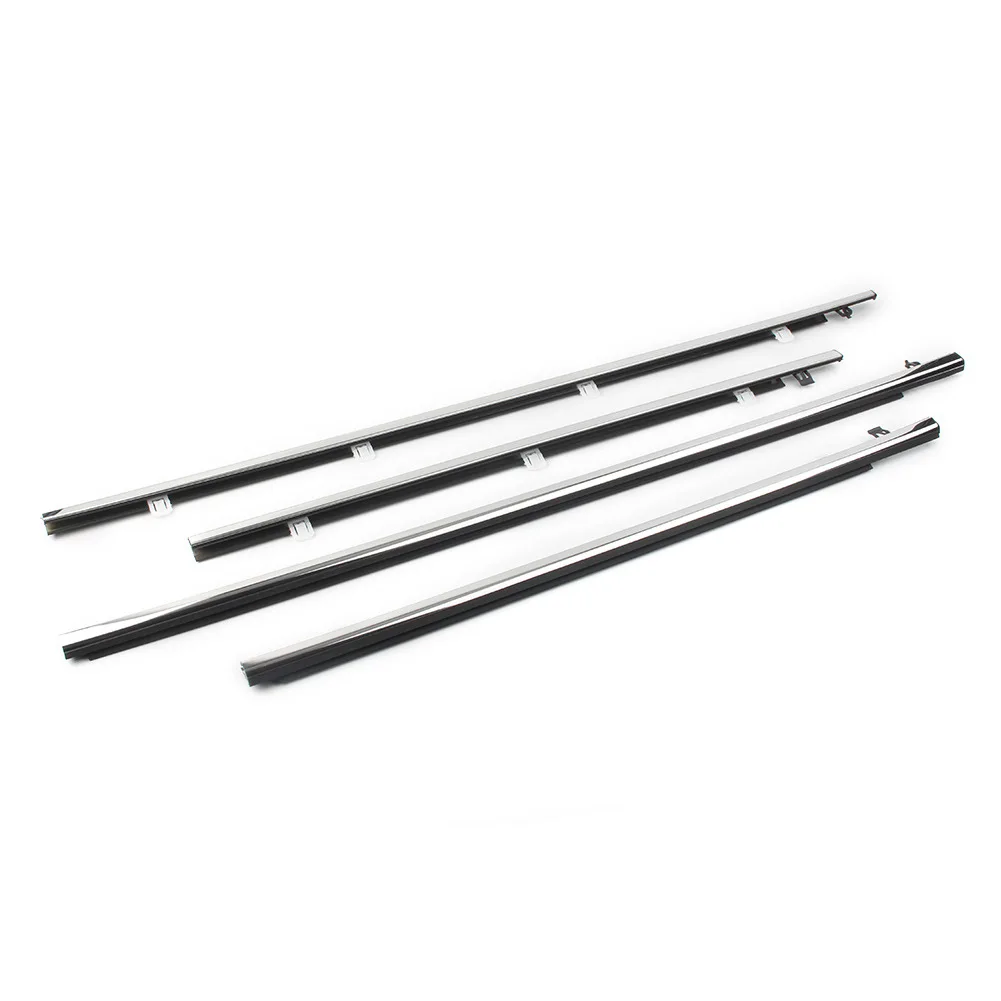 Car Outer Door Windows Rubber Weatherstrip 4PCS for Honda Spirior 2009-2014 Waterproof Pressure Sealing Strip Car Accessories