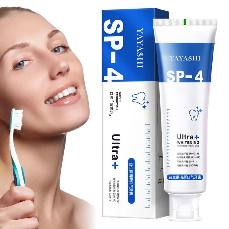 Probiotic Toothpaste 120g Remove Plaque Stains Teeth Whitener Sp-4 Whitening Tooth Oral Hygiene Clean Fresh Breath Dental Tools teeth whitening essence,teeth whitening product,teeth health product