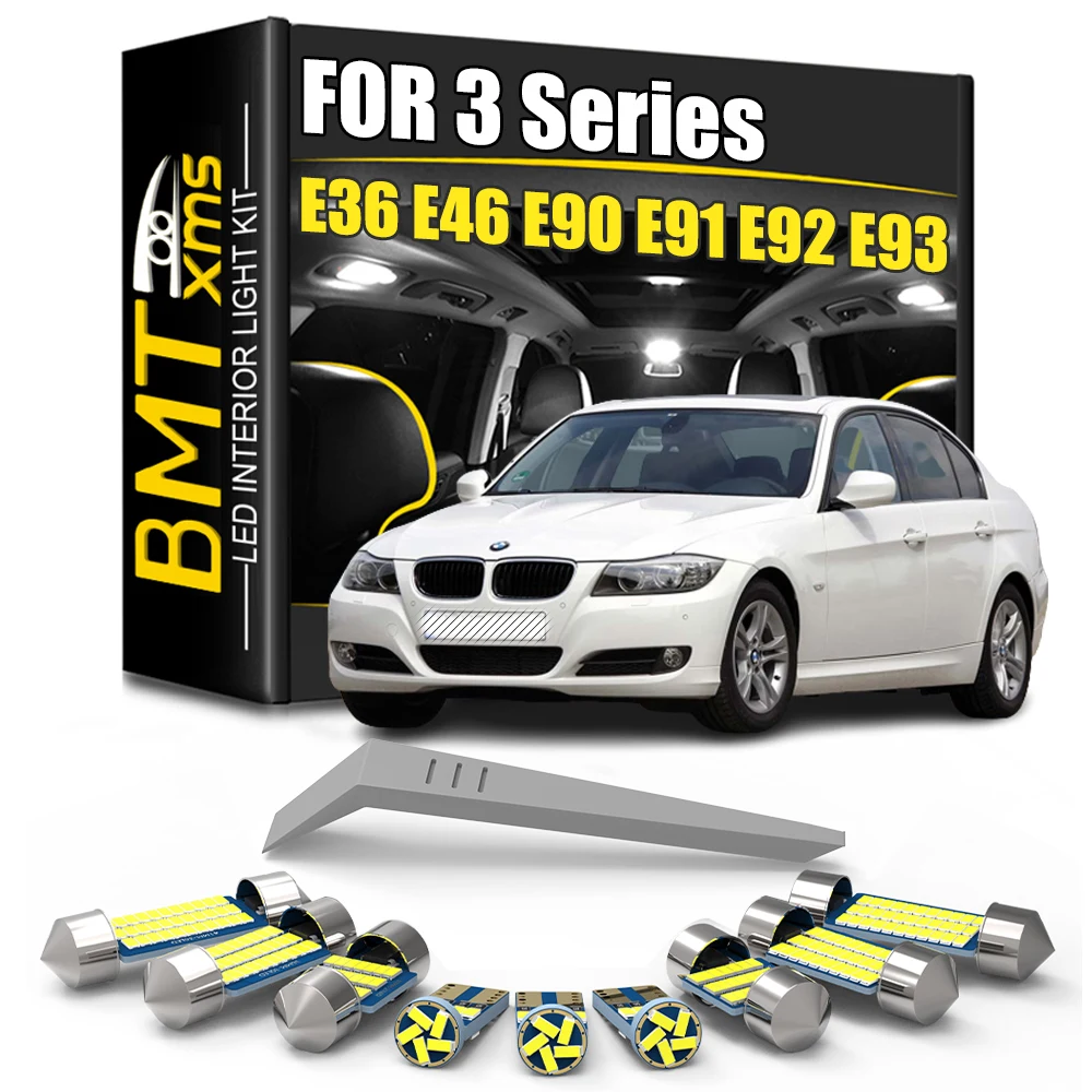 Bmtxms For Bmw 3 Series E36 E46 E90 E91 E92 E93 1990-2013 Vehicle Led Interior Map Dome Indoor Light Kit Canbus Bulbs - Lamp - AliExpress