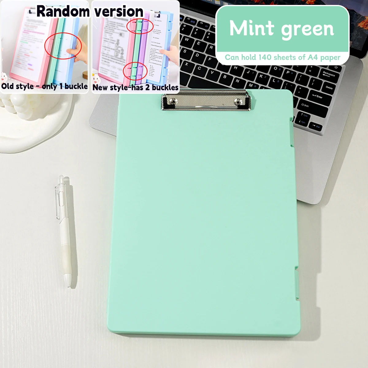 File Folder Storage Box with Large Capacity for School and Office Organization