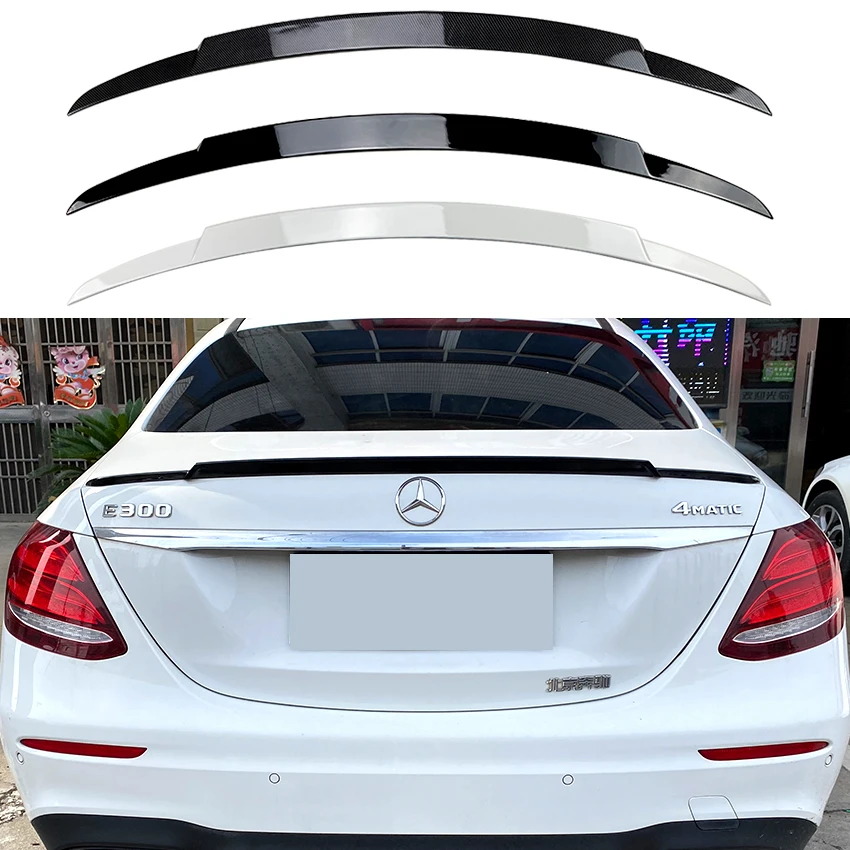 

For Mercedes Benz E Class W213 E260 E300 2016 + for Brabus Style Rear Top Tail Spoiler Wing Exterior Modification