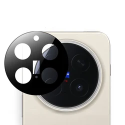 Enhanced 3D Camera Lens Cover Case with Tempered Glass Protector and Lens Ring Film (For Vivo X300)
