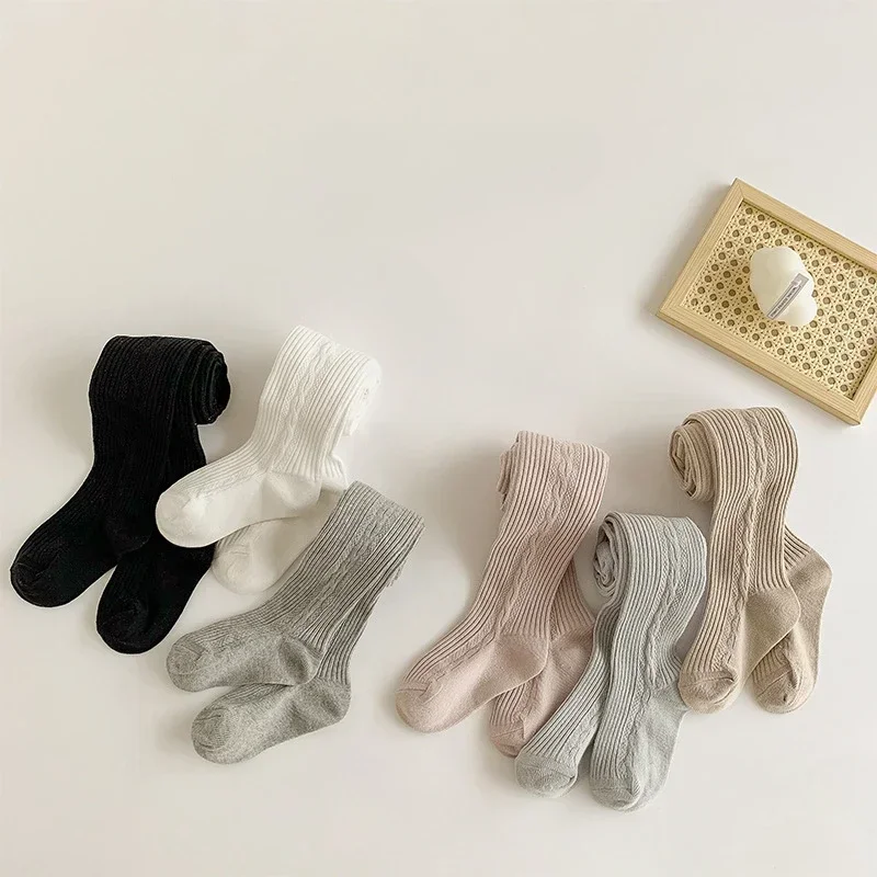 3Pieces Children Cotton Tights for Girls kids pantyhose