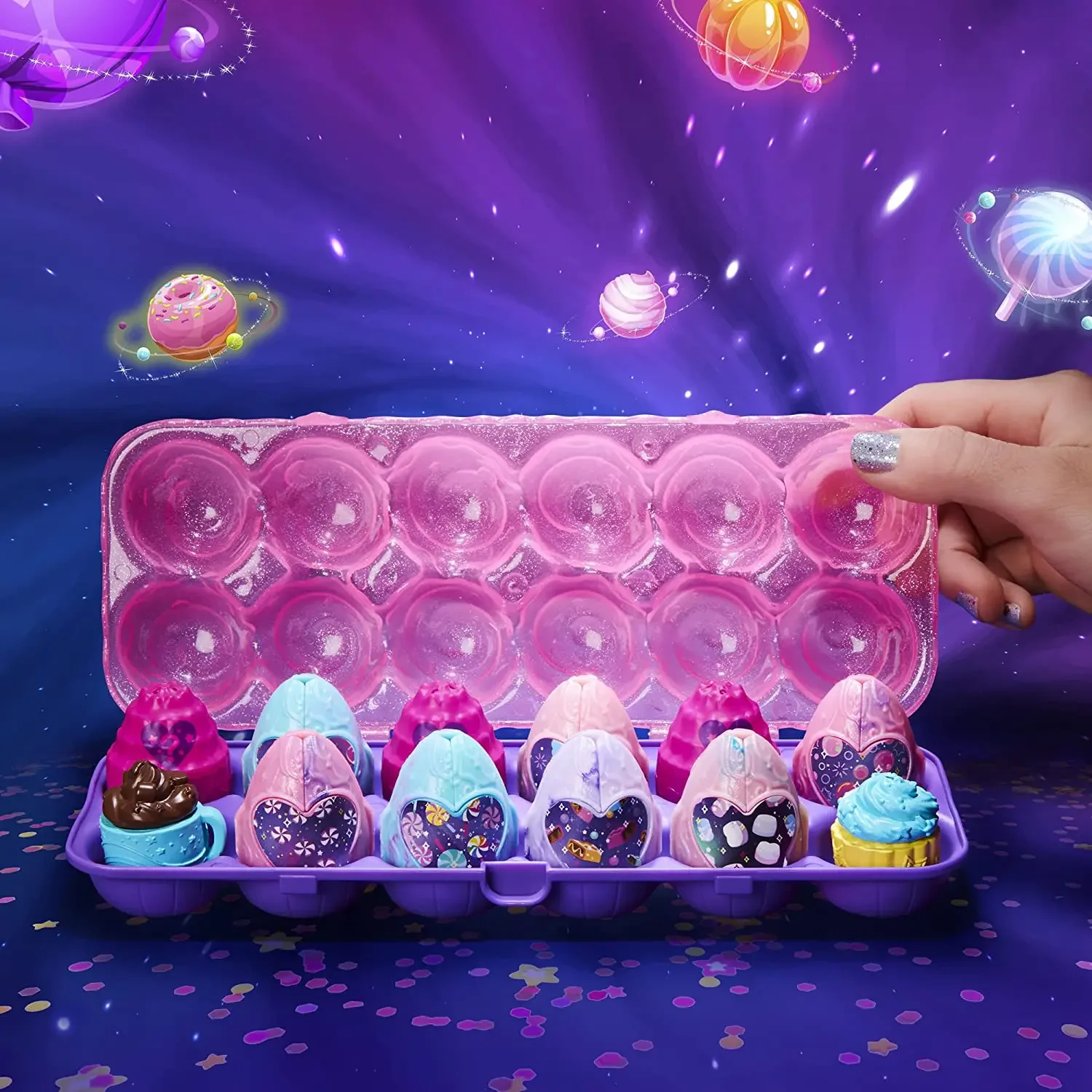 Hatchimals CollEGGtibles １２個パック シーズン４ Exclusive Season 4 Hatchimals Colleggtibles Jewelry Box Royal Dozen 12-Pack Egg Toys