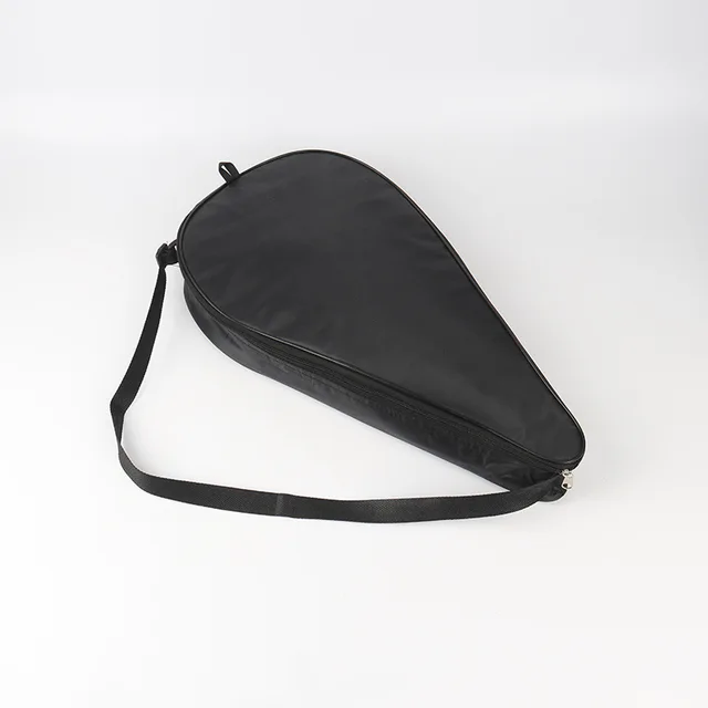 Oxford Black Padel Paddle Bag Cover For Various Tennis Racket Soft Face Carbon Fiber EVA Racquet Unisex Tennis Shoulder Bags 2