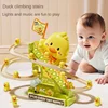 Stair Climbing Ducks Flashing Lights and Music Duck Roller Coaster Toy Interactive Escalator Toy Parent Child Interactive Toys 1